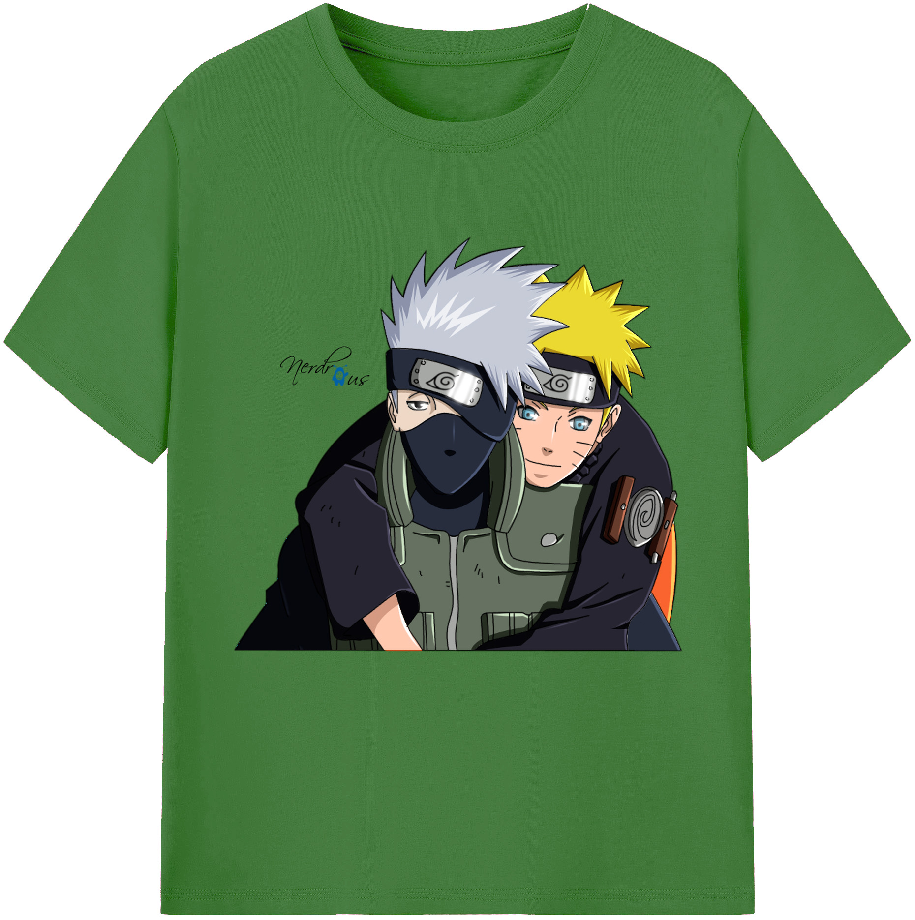 （画像用） NARUTO -ナルト- はたけ カカシ Hatake Kakashi レディースカジュアルプリントTシャツ（綿100％）